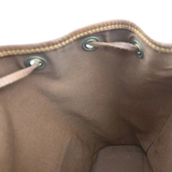 LOUIS VUITTON Montsouris MM Backpack Bag Monogram Leather Brown M51136 72CA328